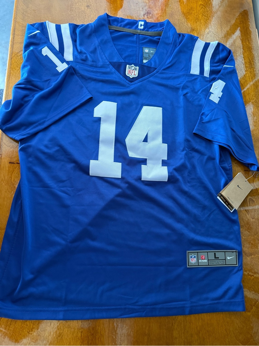 Alec Pierce Indianapolis Colts jersey size Large